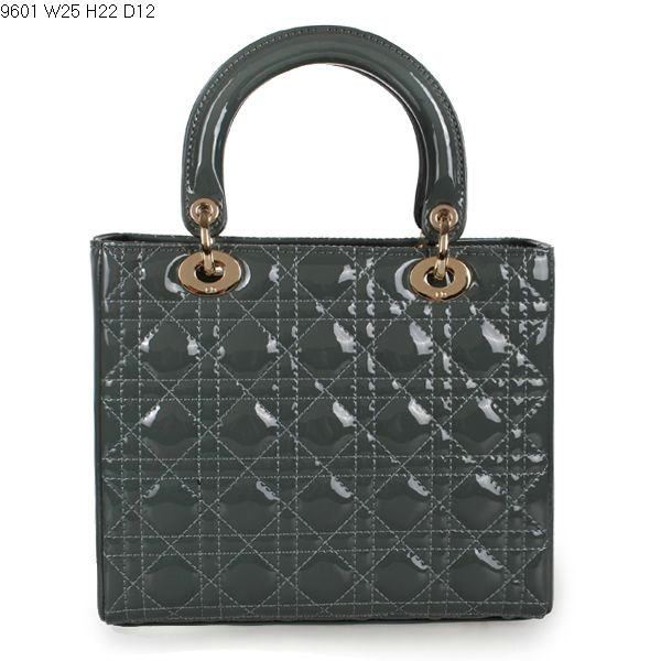 jumbo lady dior lambskin leather 6325 dark grey